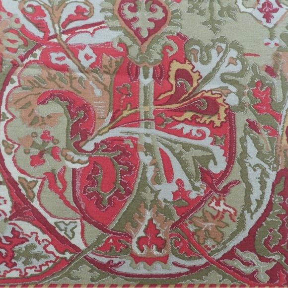 Vintage Ralph Lauren Randolph Galahad Paisley cotton sateen king flat sheet. - Picture 4 of 4